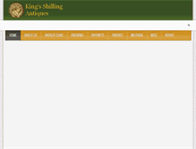 Tablet Screenshot of kingsshillingantiques.com